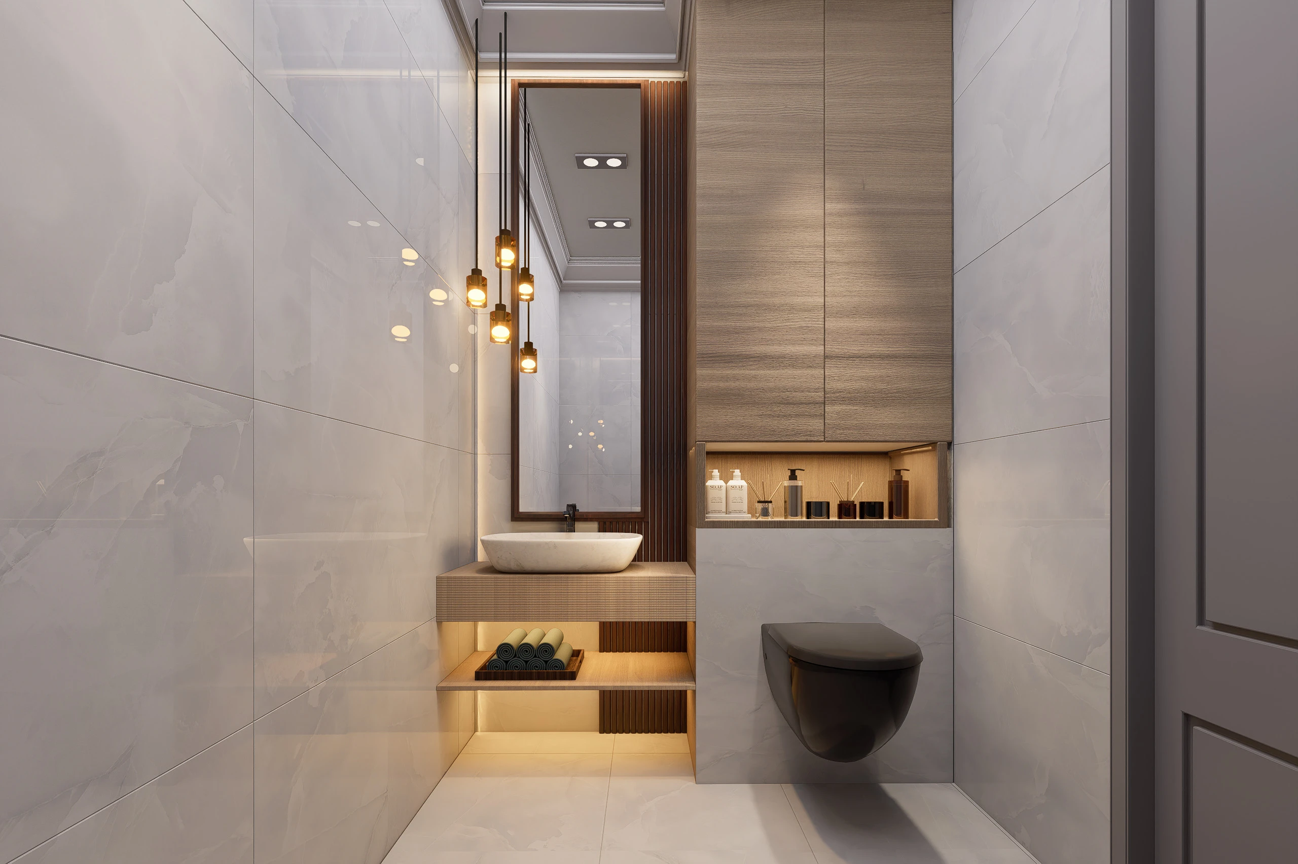Mountain white tile
