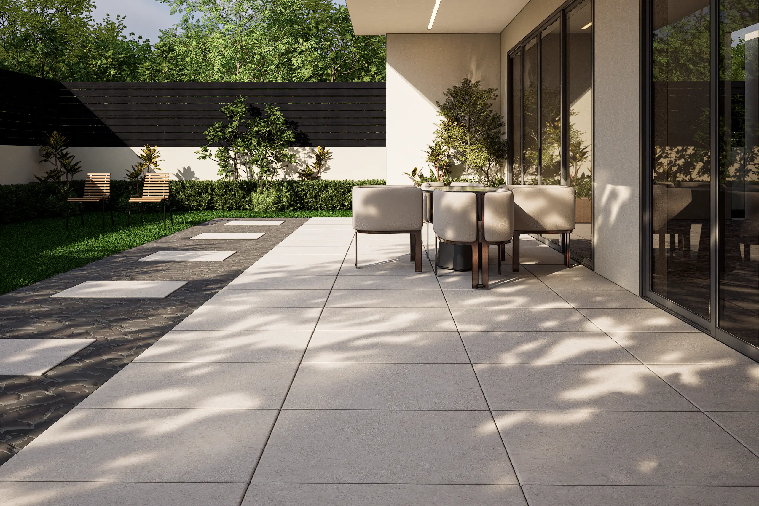 Portico Beige Porcelain Paving