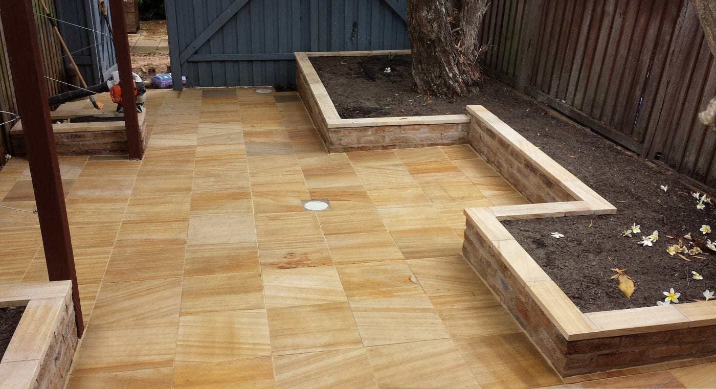 Teakwood Sandstone Paving