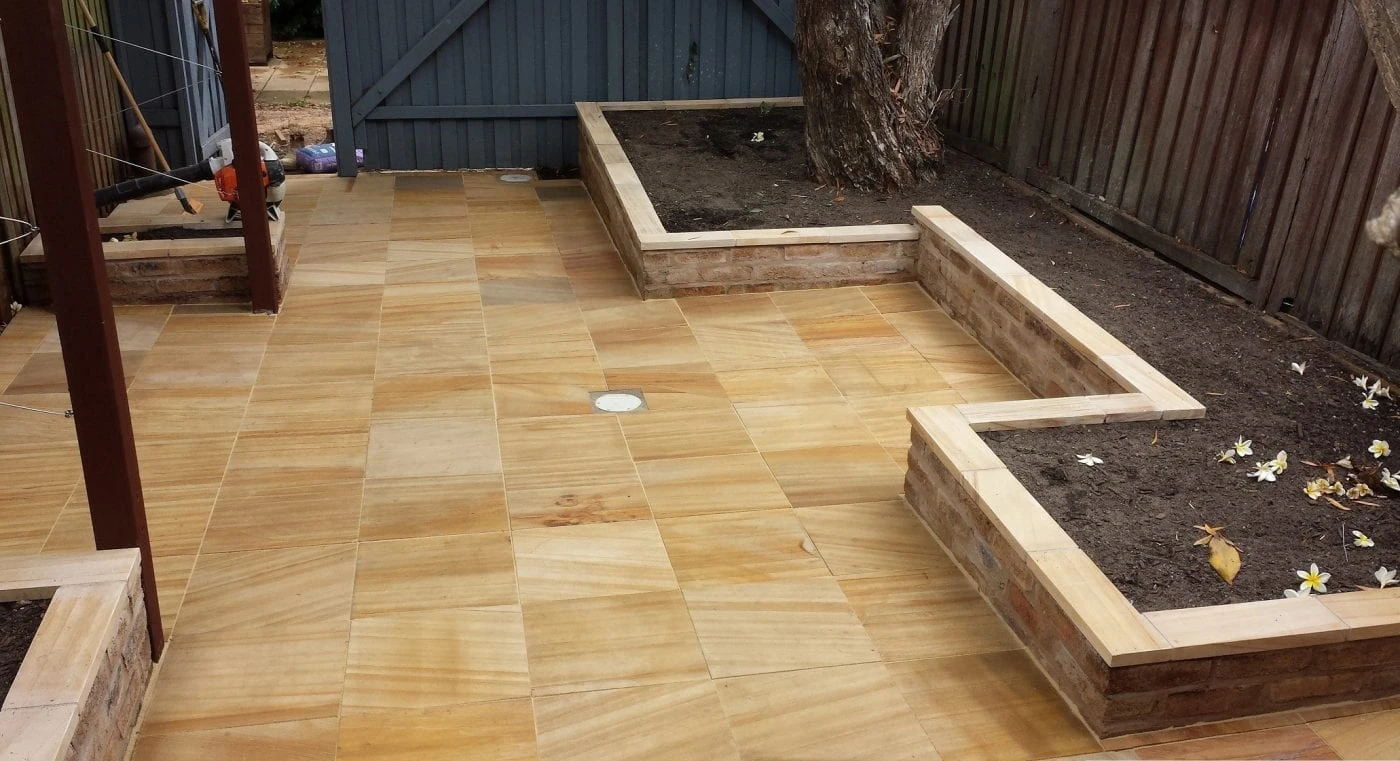 Teakwood Sandstone Paving