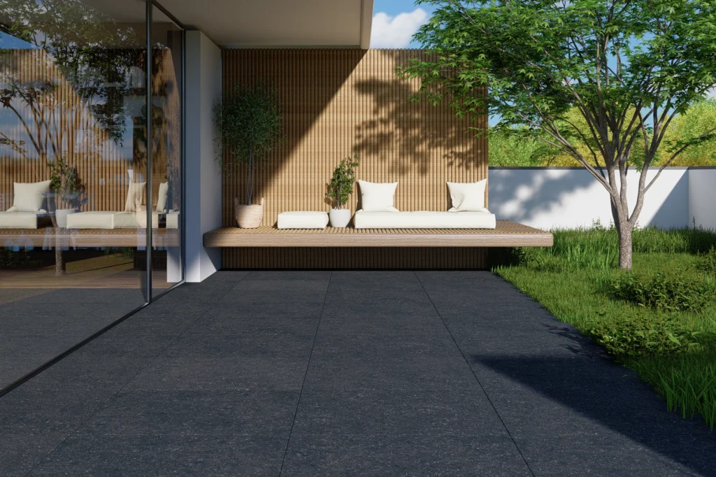 Belgium Black Porcelain Paving