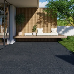 Belgium Black Outdoor Porcelain Tiles