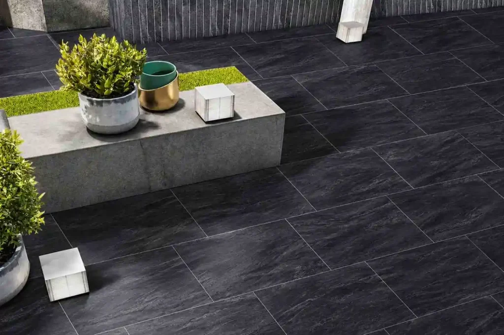 County Anthracite Porcelain Paving Slabs