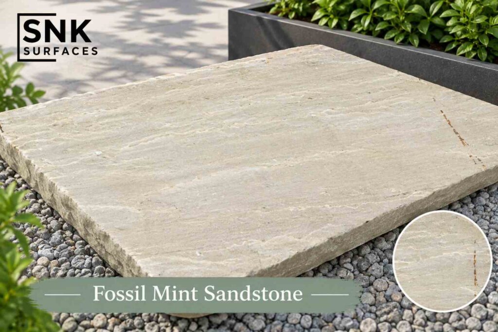 Fossil Mint Sandstone Paving Supplier | Natural Sandstone