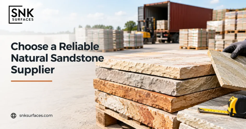 How Do You Choose a Reliable Natural Sandstone Supplier?