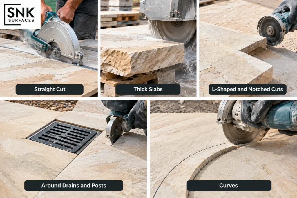How Do You Cut Indian Sandstone Paving Step by Step