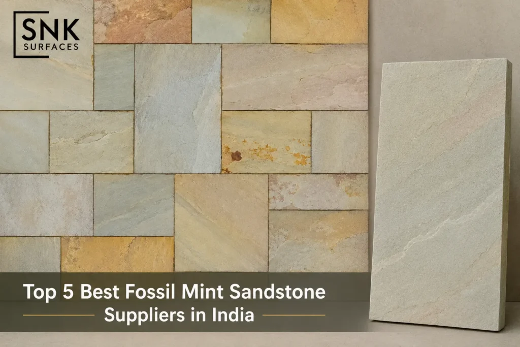 Top 5 Best Fossil Mint Sandstone Suppliers in India for Global Export