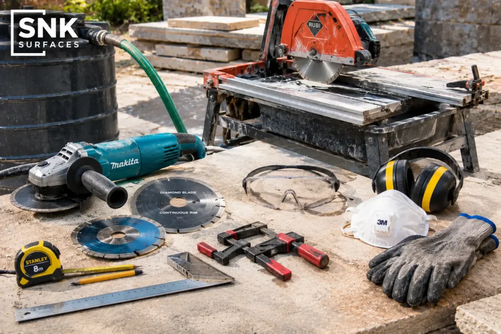 Which Tools Do You Need to Cut Sandstone Paving