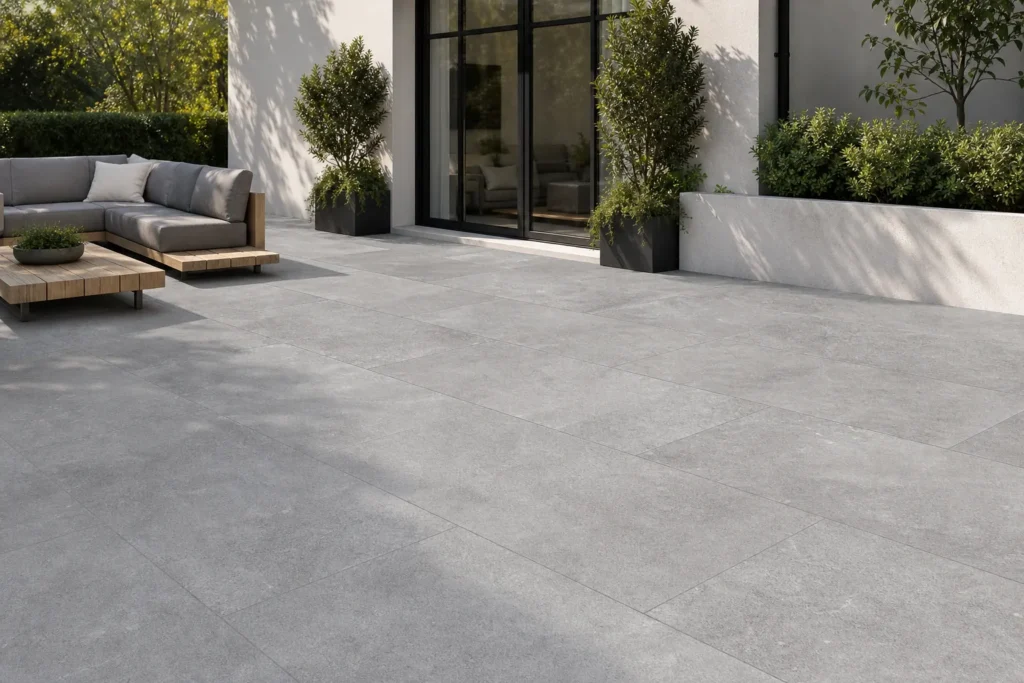 Living Stone Silver Porcelain Paving